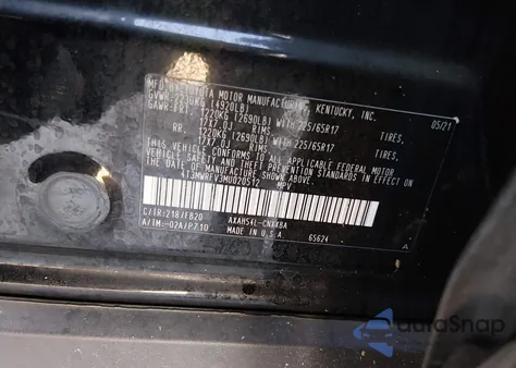 2021 Toyota Rav4 Hybrid Le from USA, damaged, VIN 4T3MWRFV3MU020512